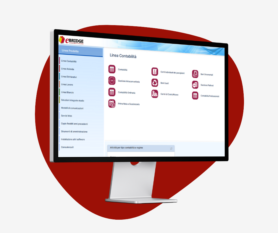 ebridge software professionisti commercialisti contabilità