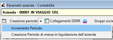 incremento periodo contabilità