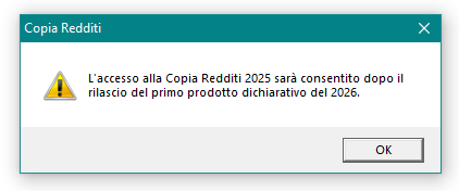 messaggio attenzione copie creazione