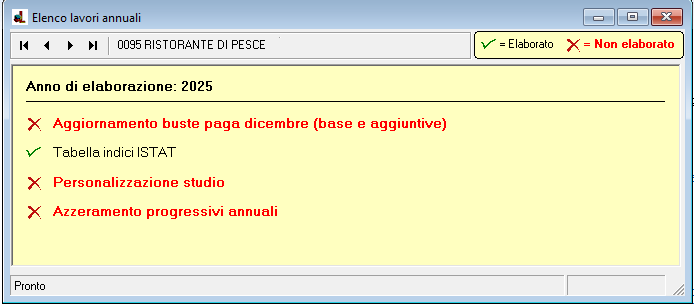 elenco lavori annuali ebridge