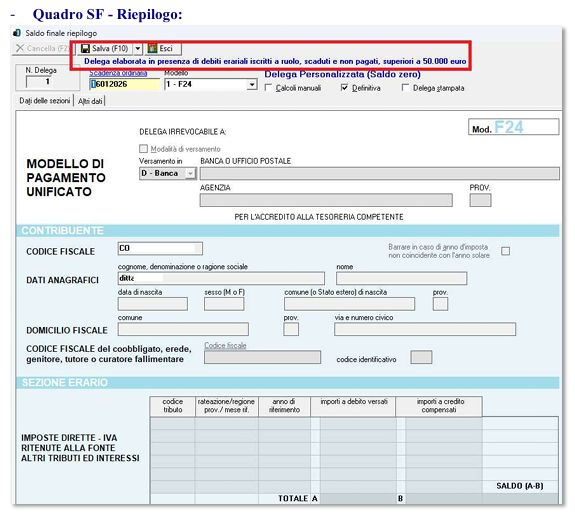 novità delega ebridge buffetti