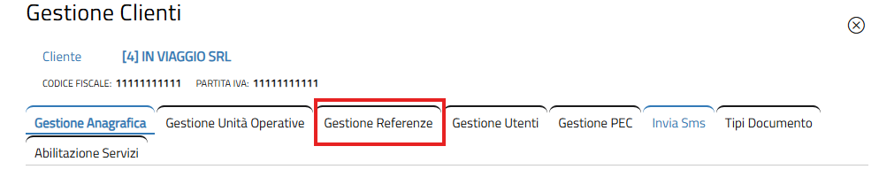 gestione referenze asit